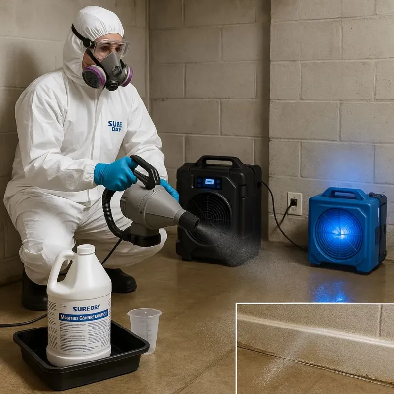 Sanitization and Odor Removal process in East Tawas, MI
