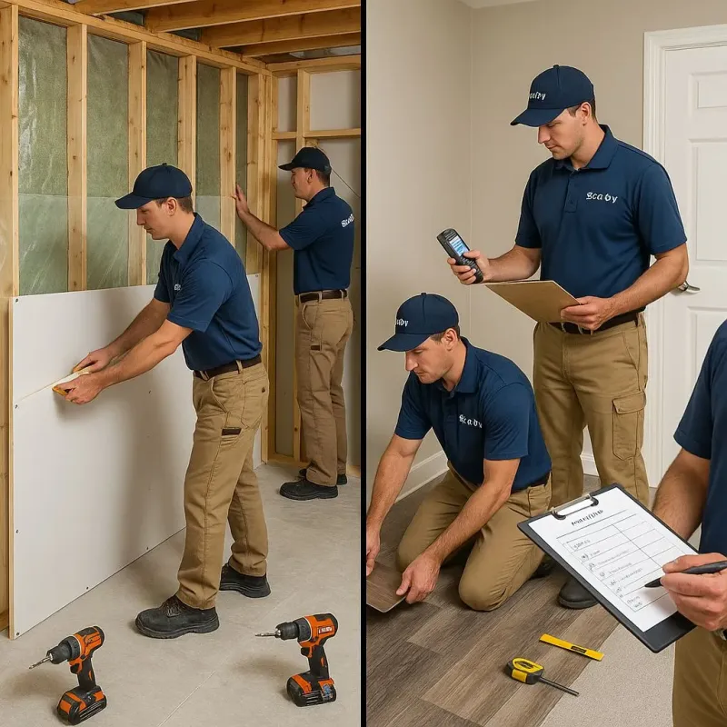 Repairs and Reconstruction process in East Tawas, MI